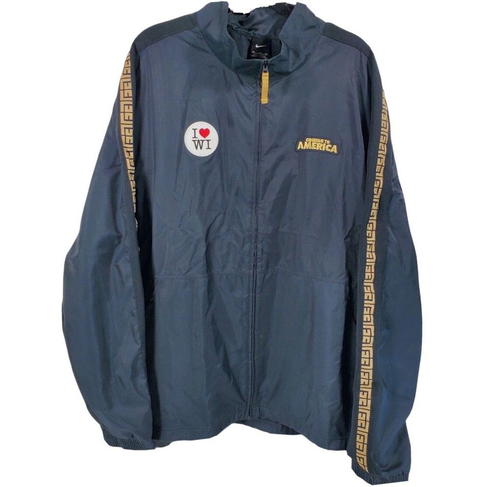 Nike Giannis Coming to America Track Jacket Black Size XXL CQ6308-010 NWT $120